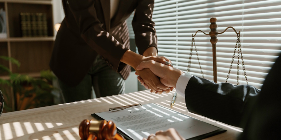 client consultation with lawyer
